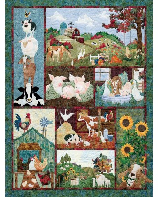 Puzzle Cobble Hill - McKenna Ryan: Back on the Farm, 500 piese XXL (56102)
