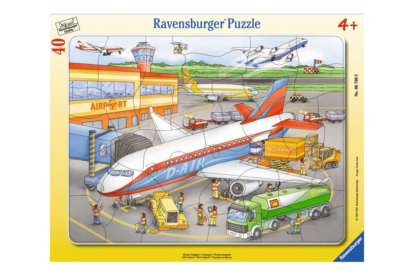 Puzzle Ravensburger - Mic Aeroport, 40 piese (06700)