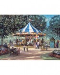 Puzzle Cobble Hill - Paul Landry: Carousel Ride, 275 piese XXL (44414)
