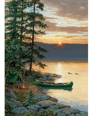 Puzzle Cobble Hill - Persis Clayton Weirs: Canoe Lake, 1000 piese (44336)
