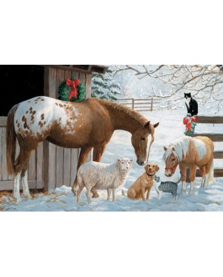 Puzzle Cobble Hill - Persis Clayton Weirs: Pony and Friends, 180 piese XXL (44475)