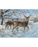 Puzzle Cobble Hill - Persis Clayton Weirs: Winter Deer, 1000 piese (56144)