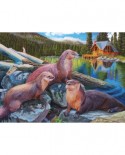 Puzzle Cobble Hill - River Otters, 1000 piese (64997)