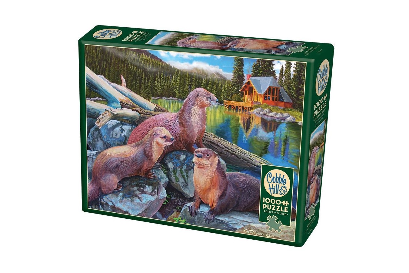 Puzzle Cobble Hill - River Otters, 1000 piese (64997)