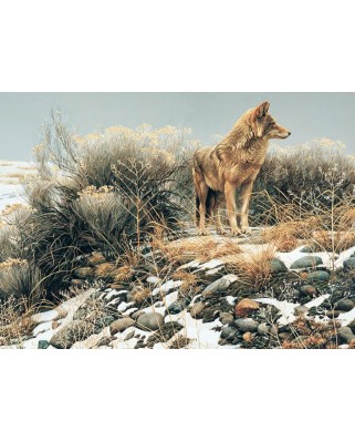 Puzzle Cobble Hill - Robert Bateman: Coyote in Winter Sage, 1000 piese (44513)