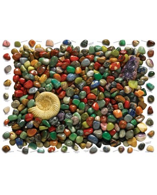 Puzzle Cobble Hill - Rock Collection, 500 piese XXL (44518)