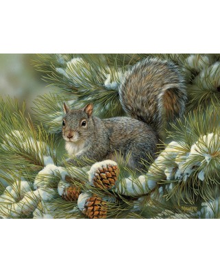 Puzzle Cobble Hill - Rosemary Millette: Gray Squirrel, 275 piese XXL (56126)