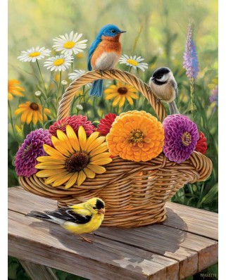 Puzzle Cobble Hill - Rosemary Millette: Summer Bouquet, 275 piese XXL (44537)