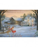 Puzzle Cobble Hill - Sam Timm: Countryside Cardinals, 1000 piese (44344)