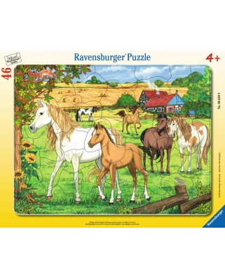 Puzzle Ravensburger - Cai La Ferma, 46 piese (06646)