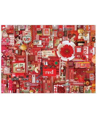 Puzzle Cobble Hill - Shelley Davies: Red, 1000 piese (58276)