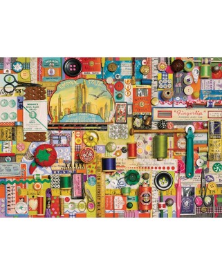 Puzzle Cobble Hill - Shelley Davies: Sewing Notions, 1000 piese (56139)