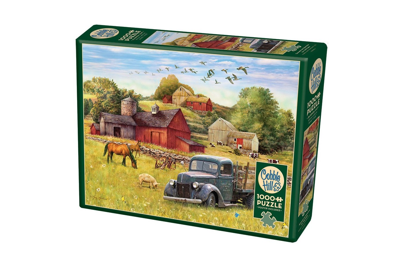 Puzzle Cobble Hill - Summer Afternoon on the Farm, 1000 piese (64949)