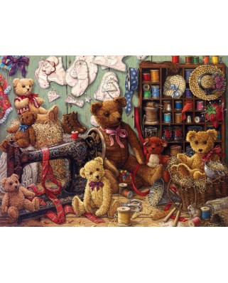 Puzzle Cobble Hill - Teddy Bear Workshop, 275 piese XXL (44425)