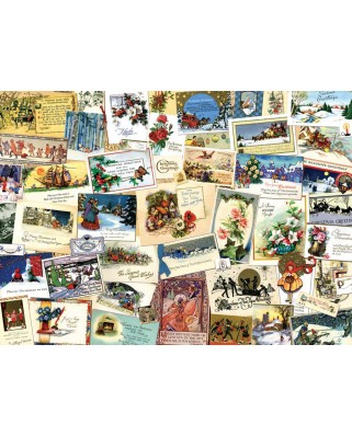Puzzle Cobble Hill - Victorian Greeting Cards, 1000 piese (44510)