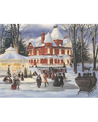 Puzzle Cobble Hill - Walter Campbell: Fantasy on Ice, 275 piese XXL (44416)