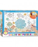 Puzzle de colorat Eurographics - Color Me - Aquarium, 100 piese (6111-0894)