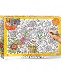 Puzzle de colorat Eurographics - Color Me - Beautiful Garden, 300 piese (6033-0881)
