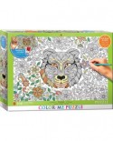 Puzzle de colorat Eurographics - Tiger, 500 piese XXL (6055-0890)