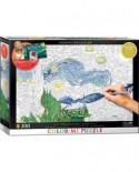 Puzzle de colorat Eurographics - Vincent Van Gogh: Van Gogh Vincent, 300 piese XXL (6033-0920)
