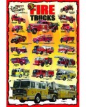 Puzzle Eurographics - American Firefighter Trucks, 100 piese (6100-0239)