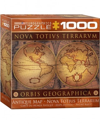 Puzzle Eurographics - Antique Map, 1000 piese (8000-1084)