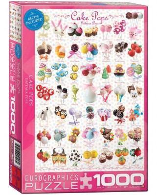 Puzzle Eurographics - Cake Pops, 1000 piese (6000-0518)