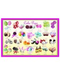 Puzzle Eurographics - Cake Pops, 100 piese (6100-0518)