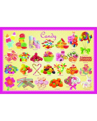 Puzzle Eurographics - Candy, 100 piese (6100-0521)