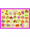Puzzle Eurographics - Candy, 100 piese (6100-0521)
