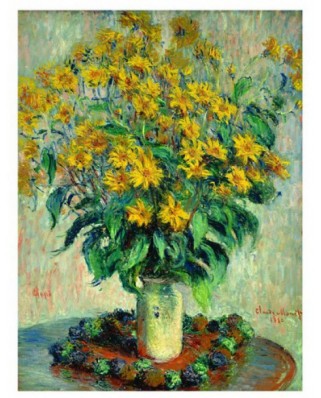Puzzle Eurographics - Claude Monet: Gartenkurbis Blumen, 1000 piese (6000-0319)
