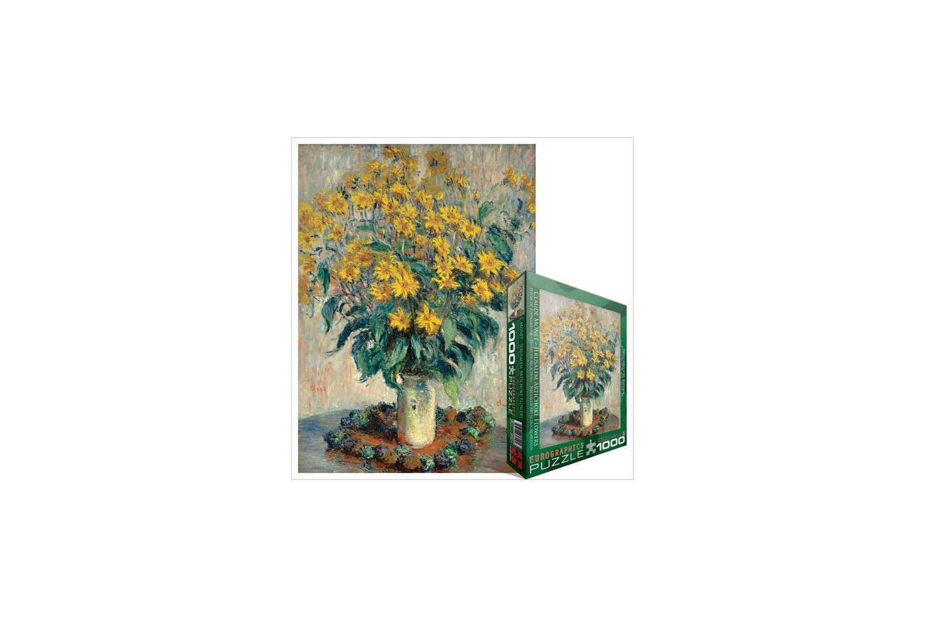 Puzzle Eurographics - Claude Monet: Gartenkurbis Blumen, 1000 piese (6000-0319)