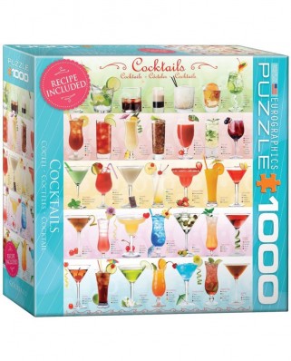 Puzzle Eurographics - Cocktails, 1000 piese (8000-0588)