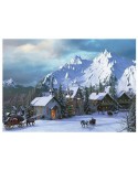 Puzzle Eurographics - Dominic Davison: Christmas At Rocky Mountains, 1000 piese (6000-0426)
