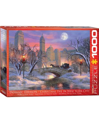 Puzzle Eurographics - Dominic Davison: Christmas Eve in New York City, 1000 piese (6000-0915)