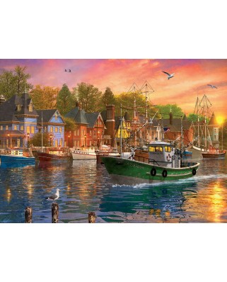Puzzle Eurographics - Dominic Davison: Harbor Sunset, 1000 piese (8000-0969)