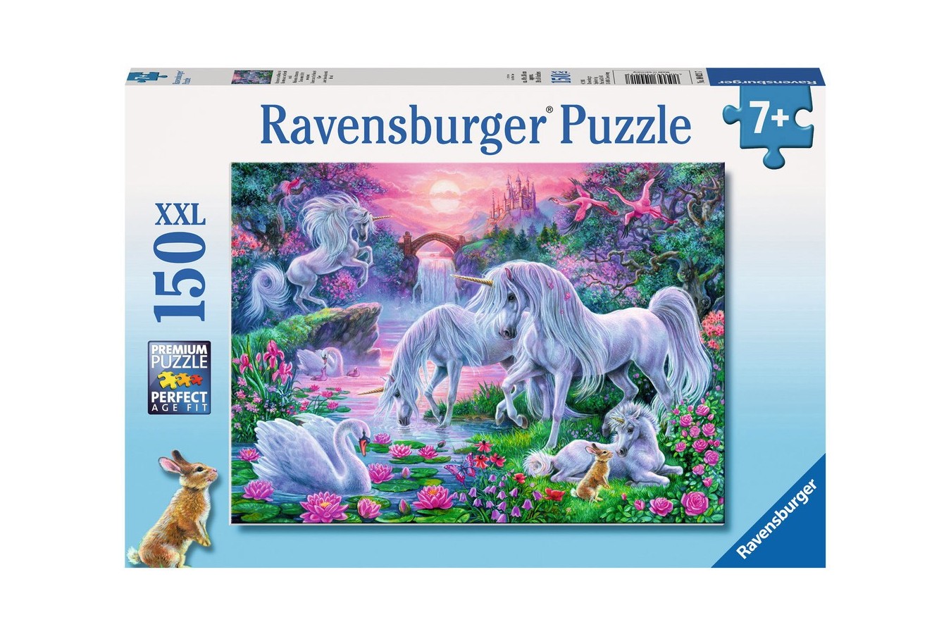 Puzzle Ravensburger - Unicorni La Apus, 150 piese (10021)
