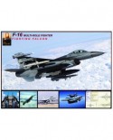 Puzzle Eurographics - F-16 Fighting Falcon, 1000 piese (6000-4956)