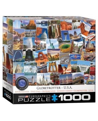 Puzzle Eurographics - Globetrotter - USA, 1000 piese (8000-0750)