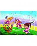 Puzzle Eurographics - Go Girls Go! Fussball, 100 piese (6100-0413)