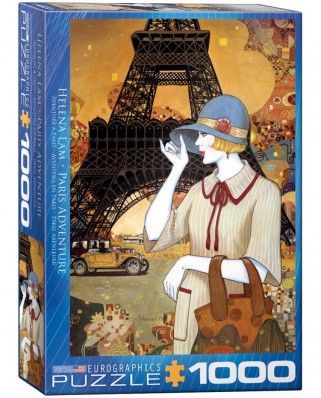 Puzzle Eurographics - Helena Lam: Paris Adventure, 1000 piese (6000-0517)
