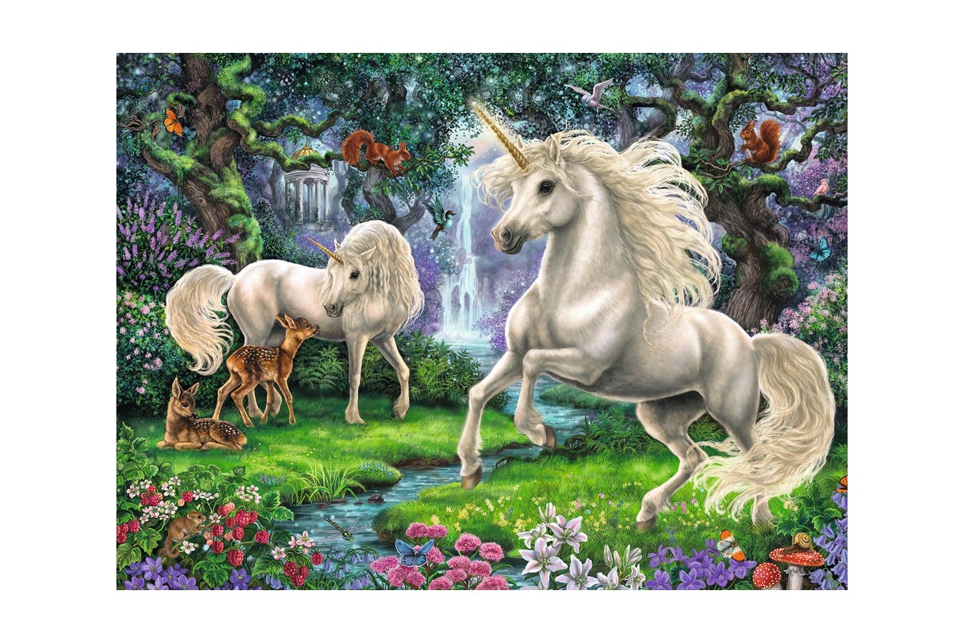 Puzzle Ravensburger - Unicornii Mistici, 200 piese (12838)