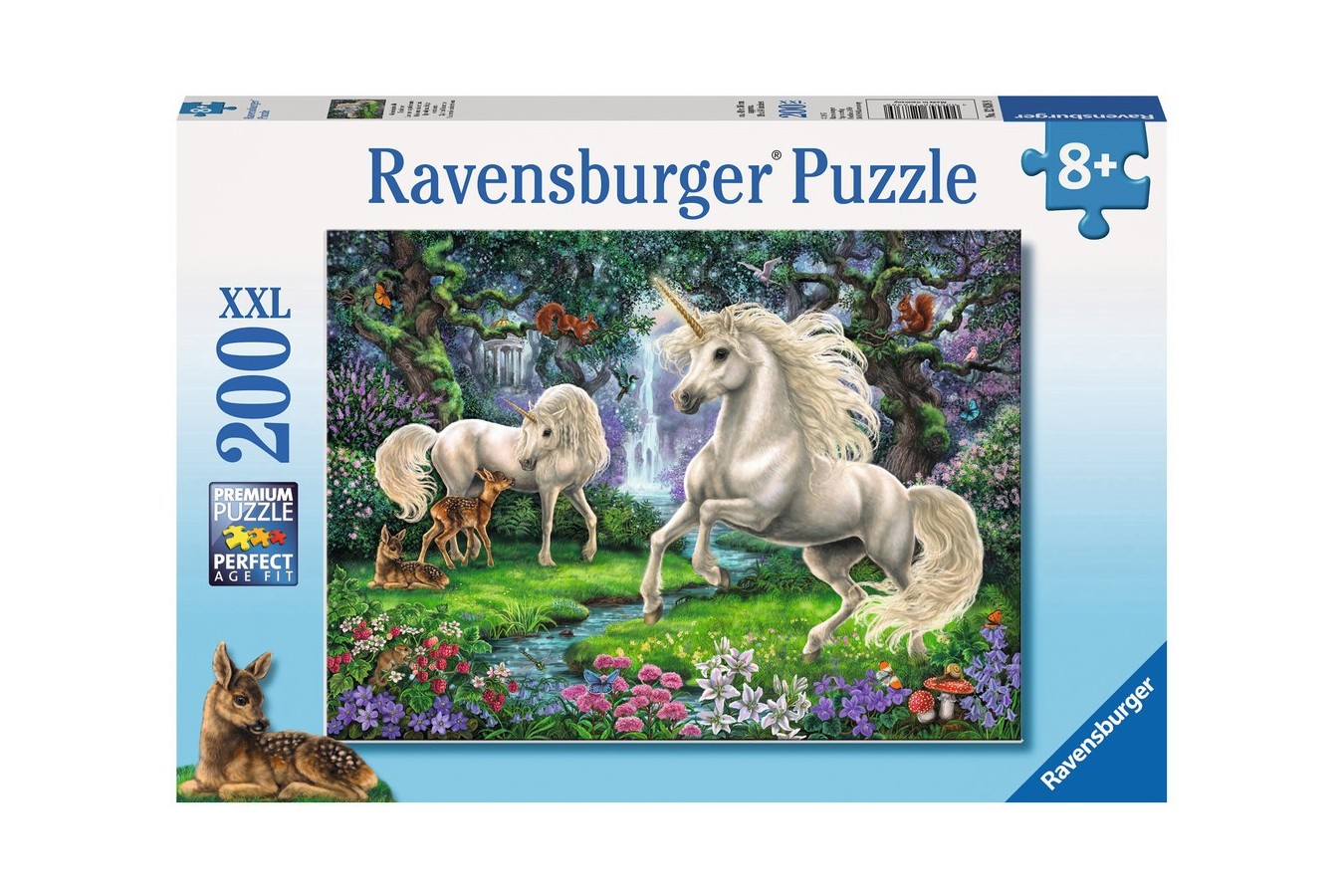 Puzzle Ravensburger - Unicornii Mistici, 200 piese (12838)