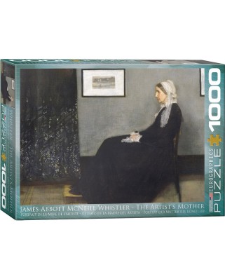 Puzzle Eurographics - James Abbott McNeil Whistler: The Artist's Mother, 1000 piese (6000-0749)