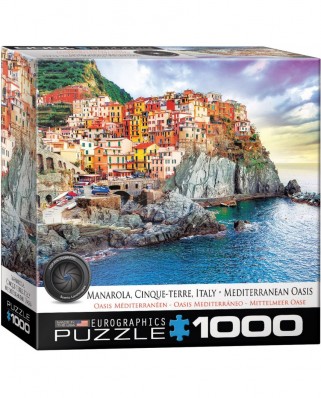 Puzzle Eurographics - Manarola Cinque Terre Italy, 1000 piese (8000-0786)