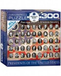 Puzzle Eurographics - Presidents of the United States, 300 piese XXL (8300-1432)