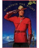 Puzzle Eurographics - Royal Canadian Mounted Police - Maintain the Right, 1000 piese (6000-0972)