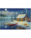 Puzzle Eurographics - Sam Timm: A Cozy Christmas, 1000 piese (8000-0608)