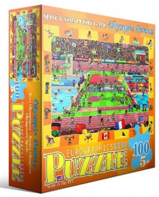 Puzzle Eurographics - Suche und Finde: Olympische Spiele, 100 piese (6100-0497)