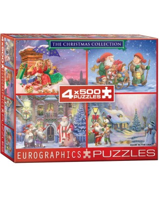 Puzzle Eurographics - The Christmas Collection, 4x500 piese (8904-0552)